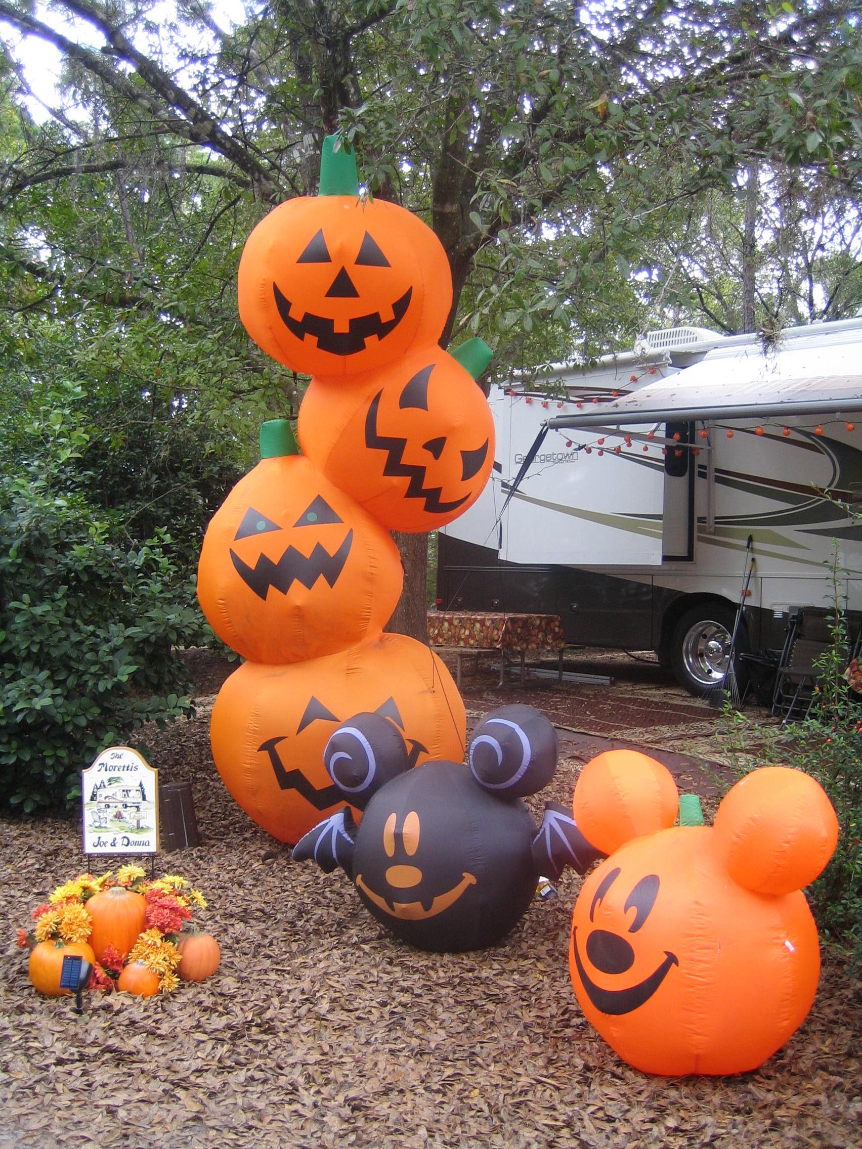Disney Campground Halloween Decorations