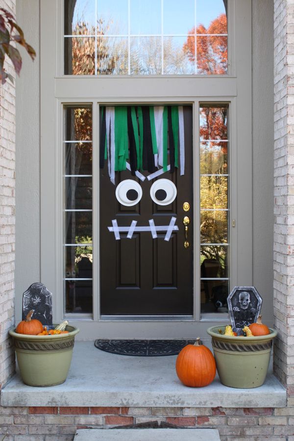 Front Door Manualidades Halloween Decorations
