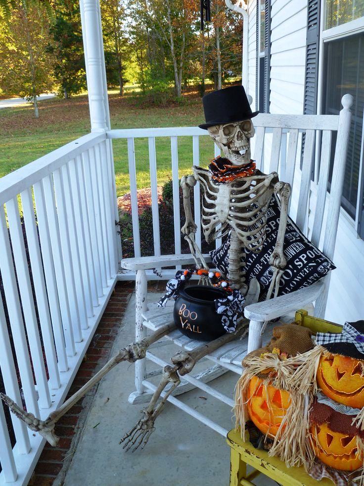 Front Porch Halloween Decor Ideas 2016