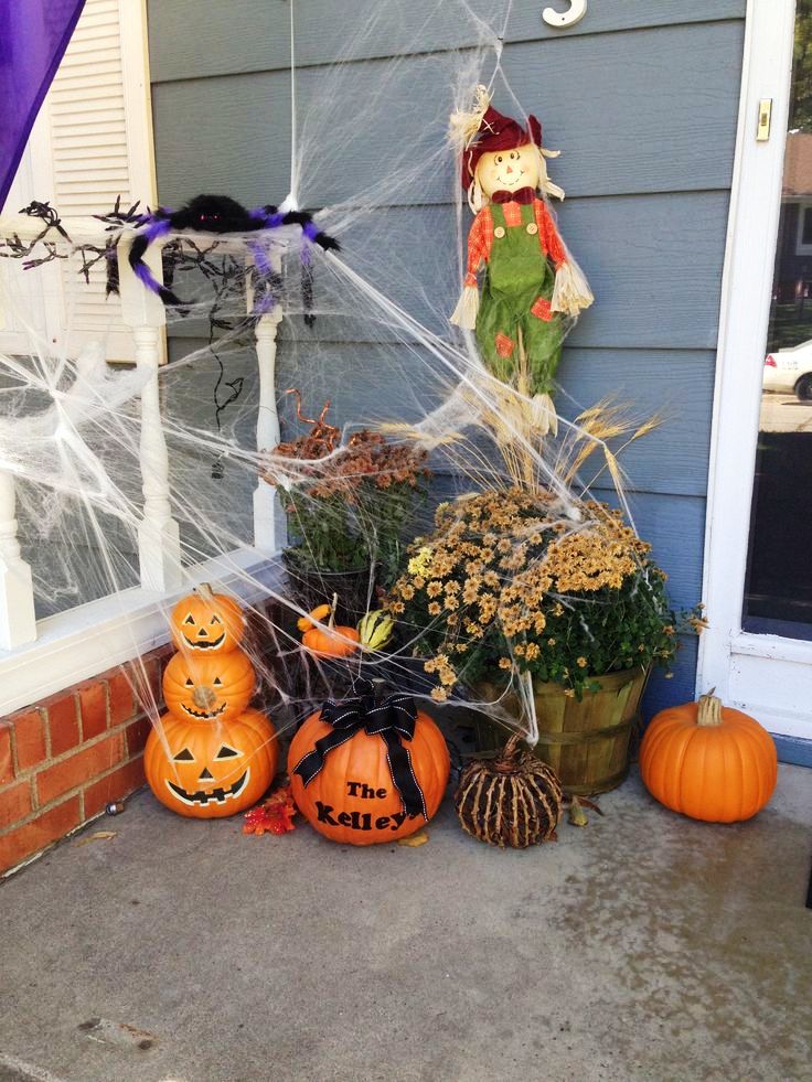 Front Porch Halloween Decorations Ideas