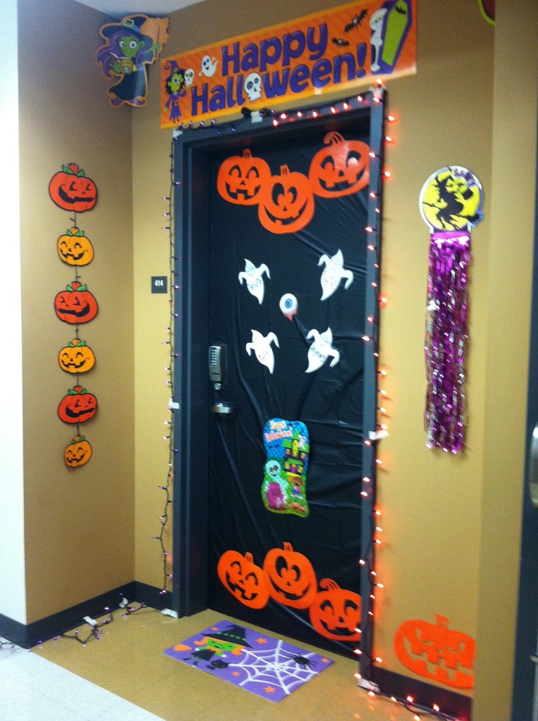 Funny Halloween Door Decorations for Kids
