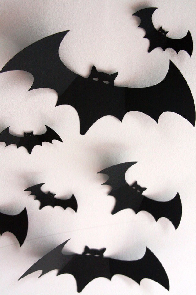 Halloween Bat Wall Decorations