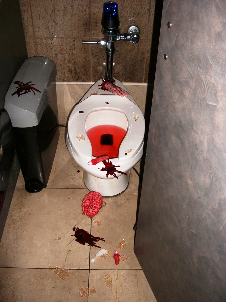 Halloween Bathroom Decorations Ideas