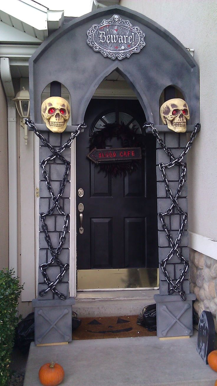 Halloween Door Outside Decorations