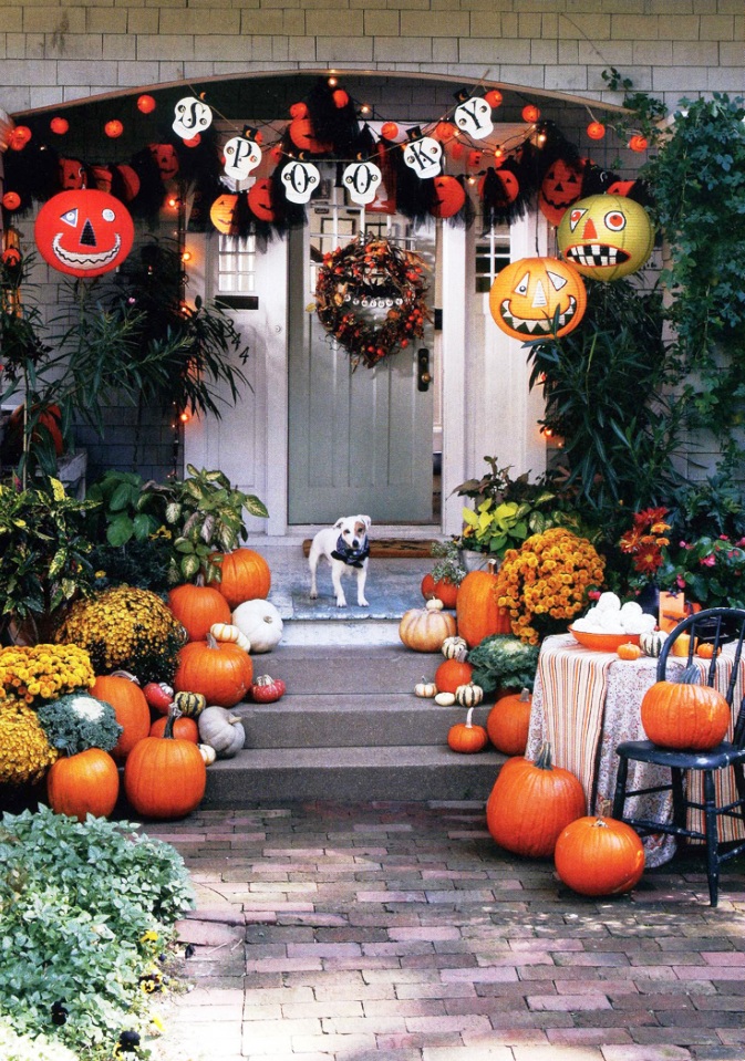 Halloween Fall Front Porch Decorating Ideas