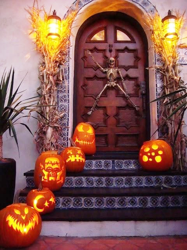 Halloween Front Entry Decorations