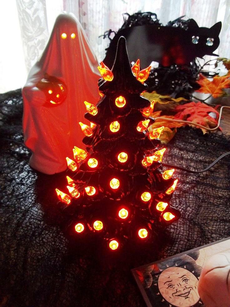 Halloween Light Tree Decoration