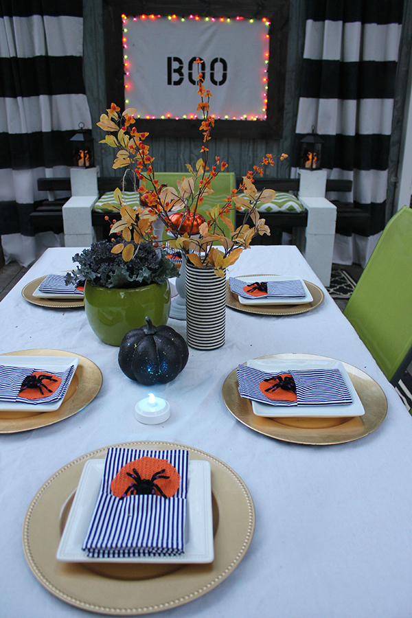 Halloween Party Table Decorations
