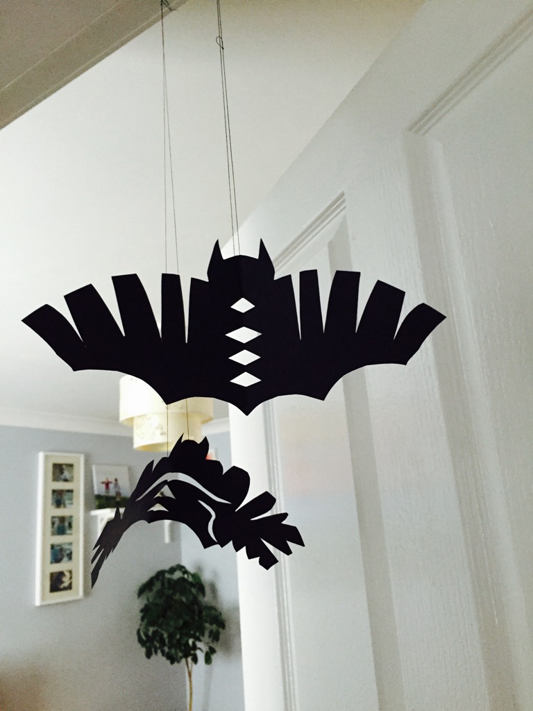 Halloween hanging bats for Kids