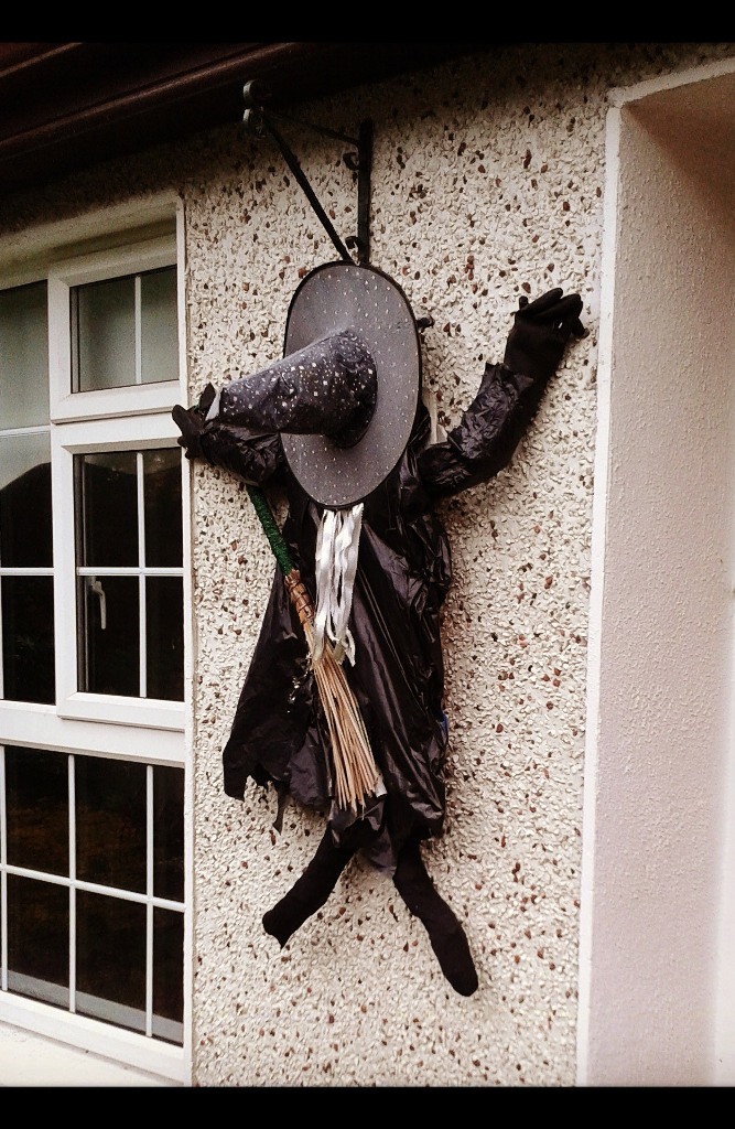 Homemade Halloween Witches Decorations