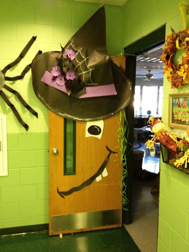 Pinterest Halloween Classroom Door Decorations