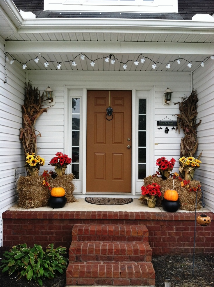Pinterest Halloween Front Porch Decorations 2016