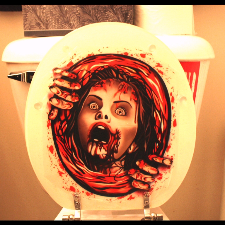 Psycho Victim Bathroom Halloween Decorations