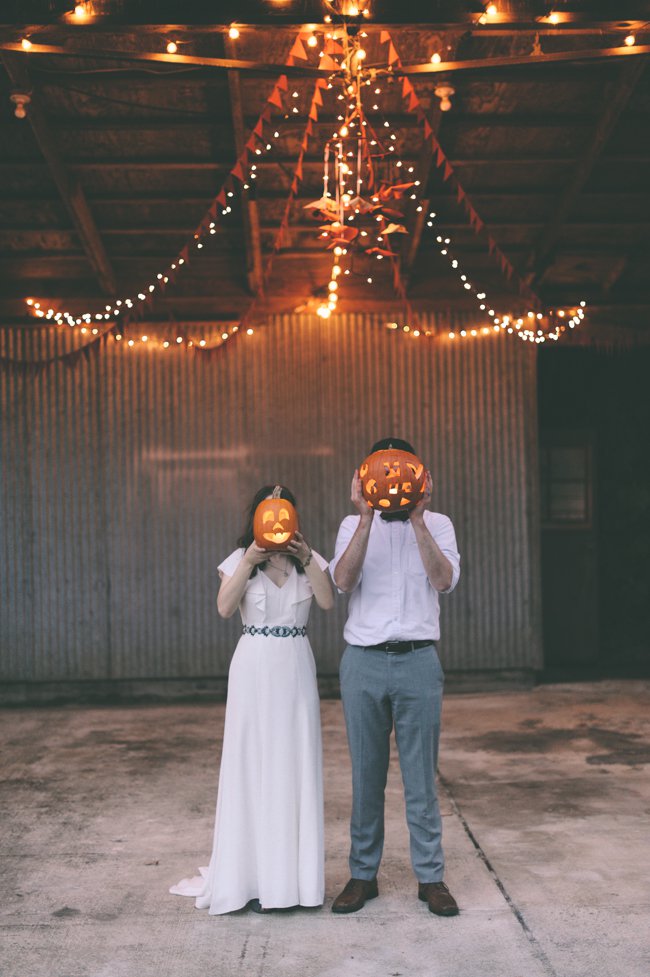 Rustic Halloween Wedding Decorations Ideas