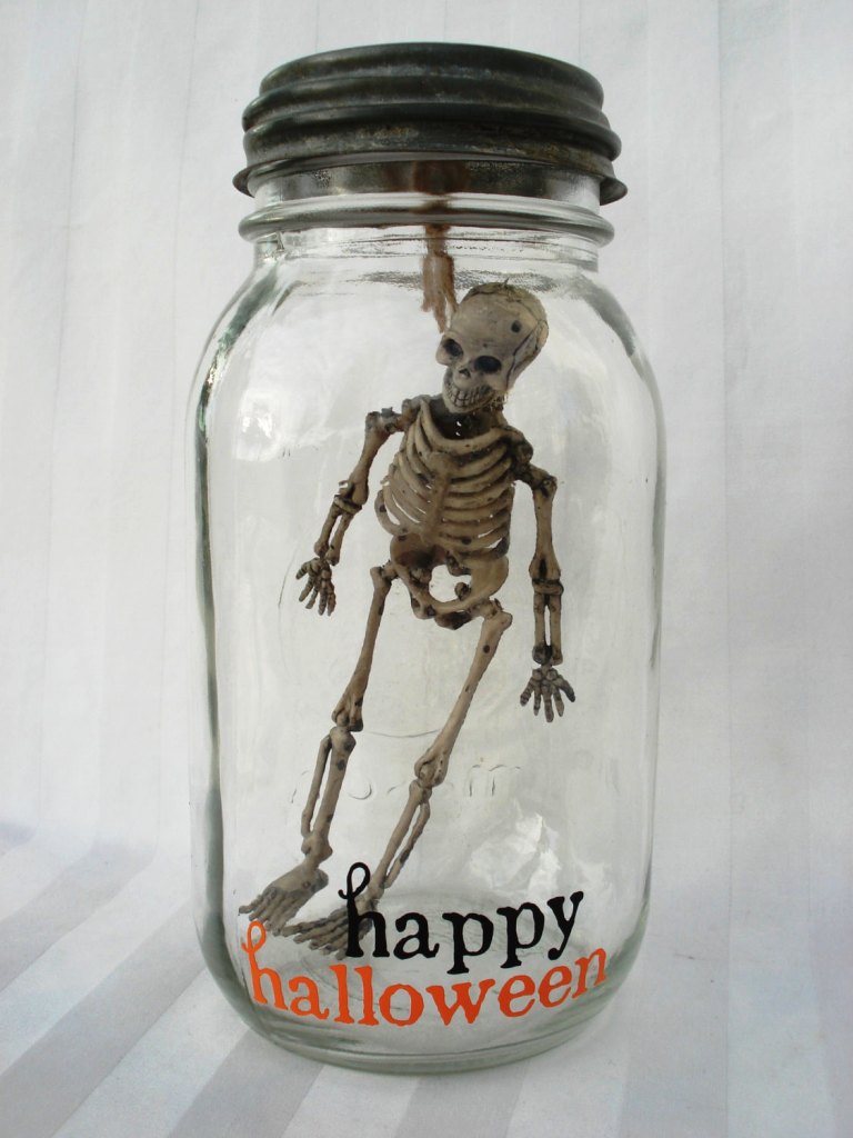 Vintage Halloween Skeleton Decorations