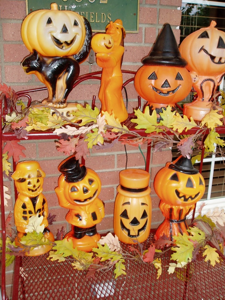 Vintage Plastic Halloween Decorations
