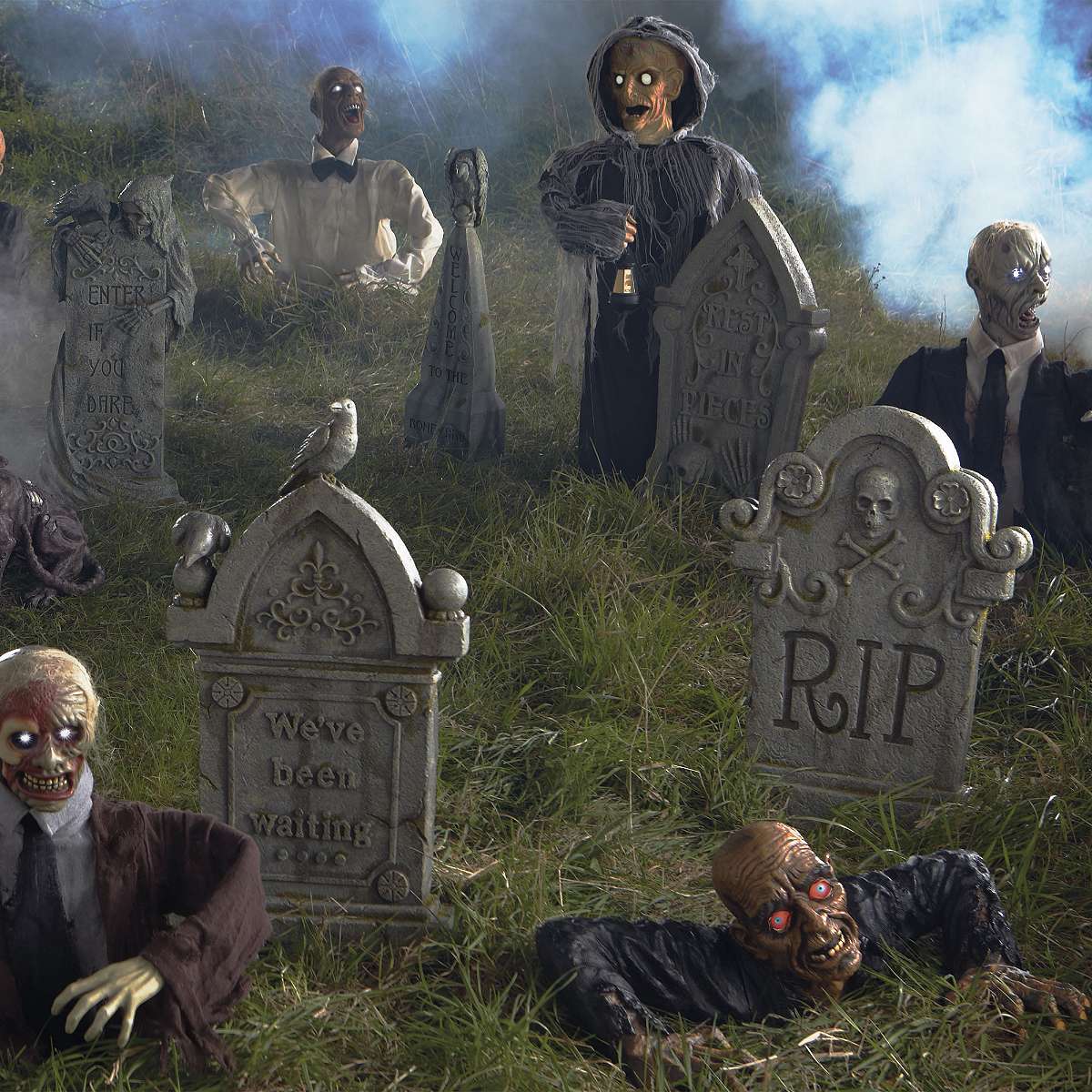 Zombie Halloween Graveyard Decoration