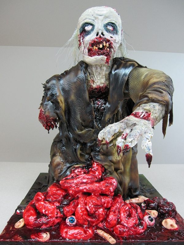 horrible zombie halloween cakes Decorations