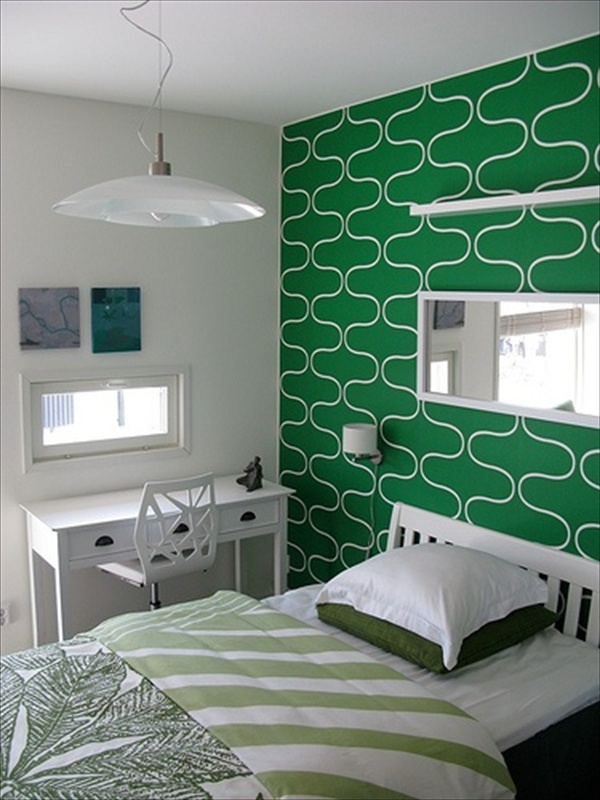 Amazing Green Bedroom Design