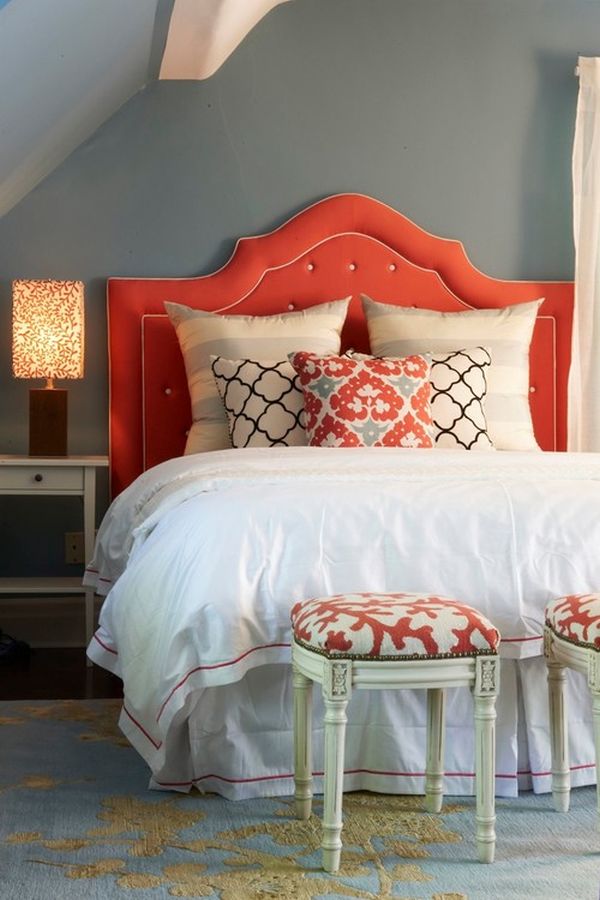 Beautiful Coral Bedroom Design