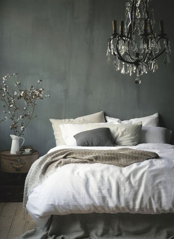 Bedroom Design With Grey Bedroom Walls