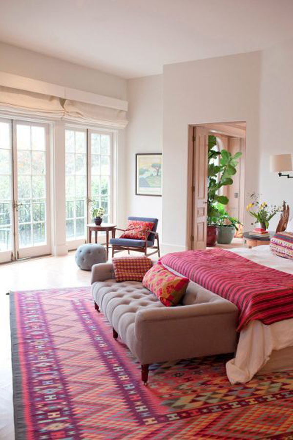 Bright Bohemian Bedroom Design