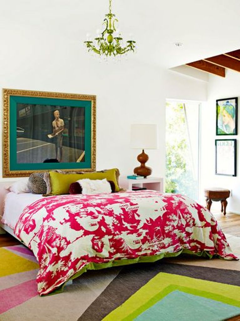 Bright Eclectic Bedroom Design