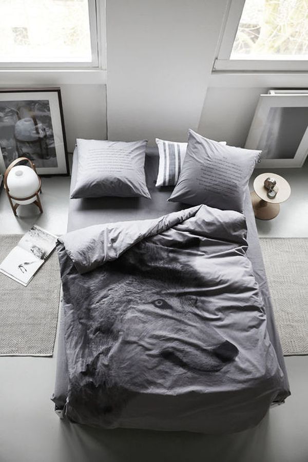 Cool Shades of Grey Bedroom Design