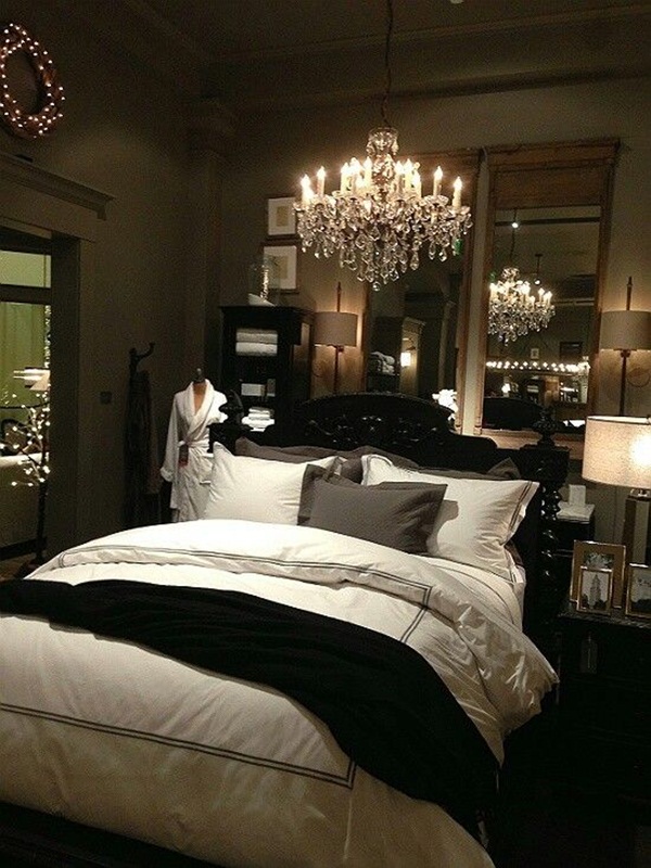 Dark Romantic Master Bedroom Design