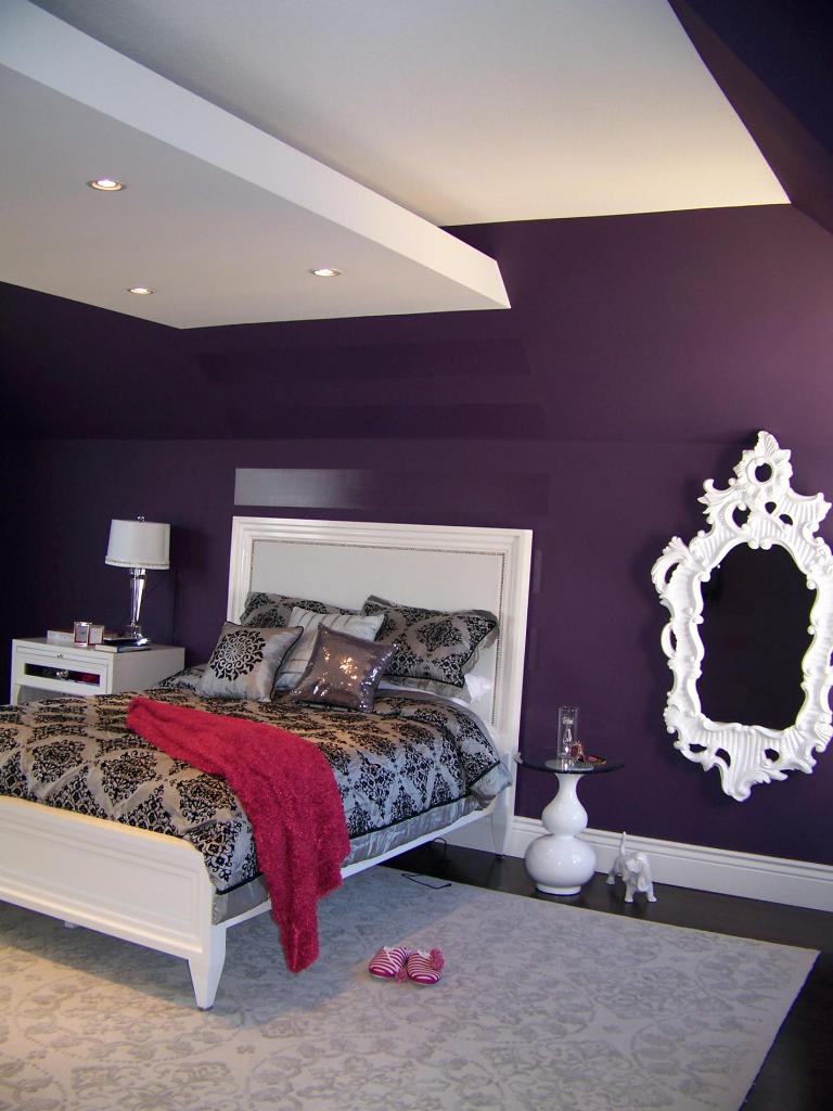 Excerpt Purple Bedroom Ideas