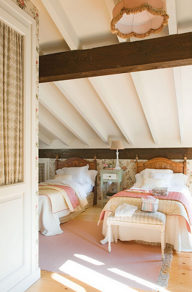 French Country Cottage Bedroom Design
