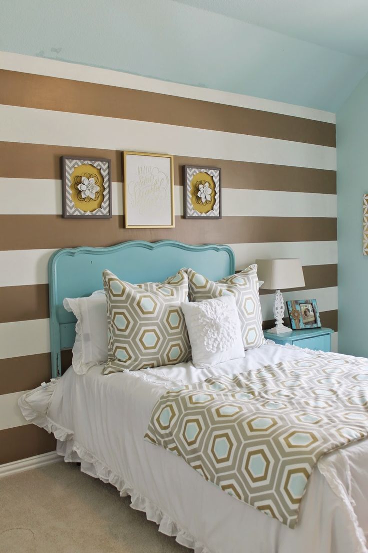 Gold And Brown Bedroom Design