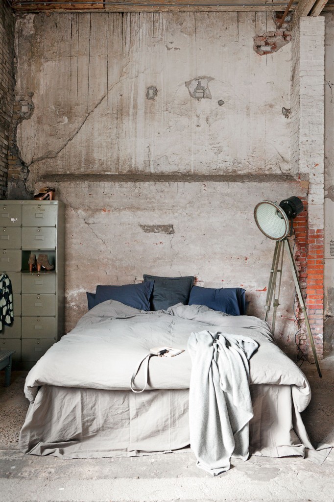 Industrial Styled Bedroom Design