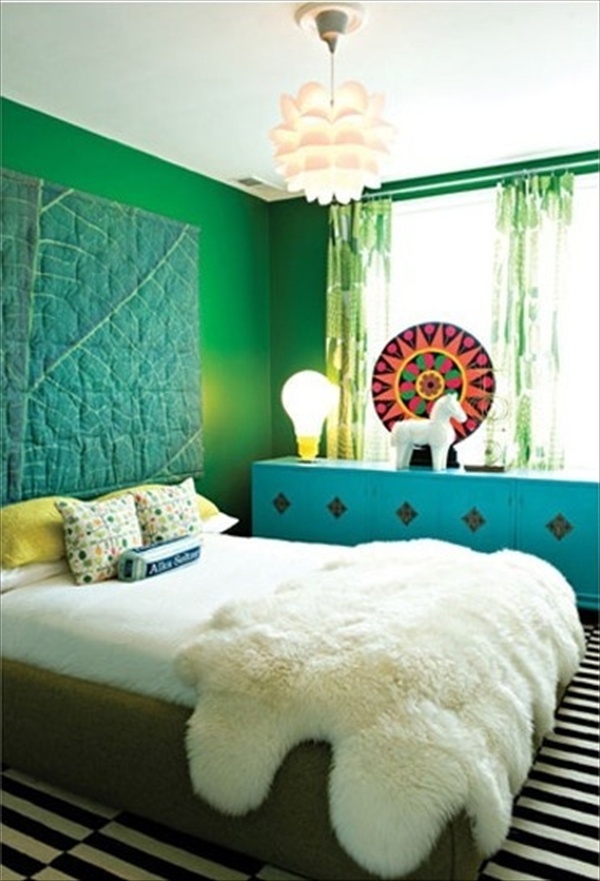 Modern Ideas About Green Bedroom Design