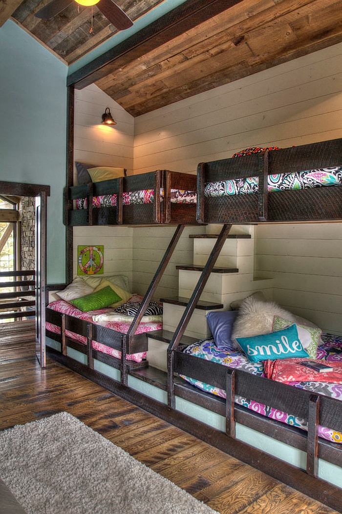 Rustic Cabin Kids Bedrooms Ideas