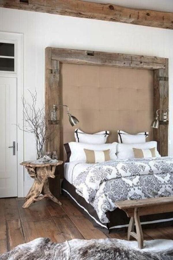 Rustic Wood Headboard Bedroom Ideas