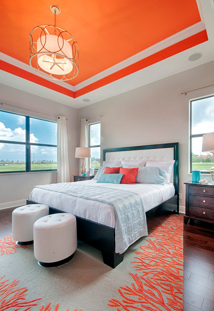 Stunning Coral Bedroom Design