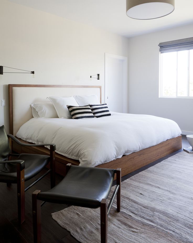 White Beach Style Bedroom Designs
