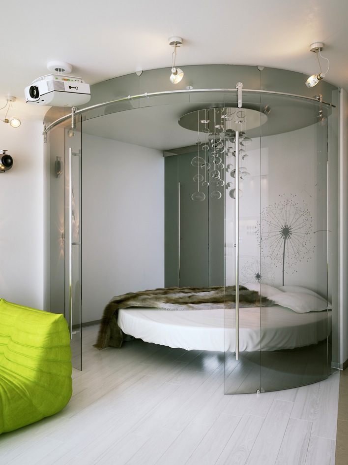 unique circular bedroom Design