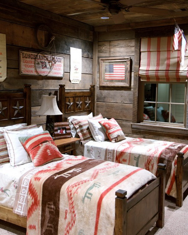 Boys Western Country Bedroom Design