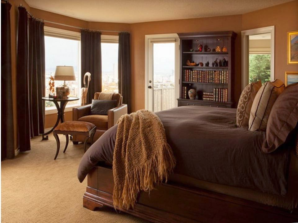 bedroom design brown furniture