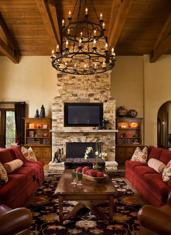 Cool Rustic Living Room Design Ideas