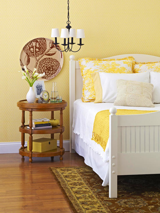 Cool Yellow Bedroom Decorating Ideas