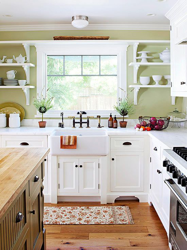 Country Kitchen Ideas White Cabinets