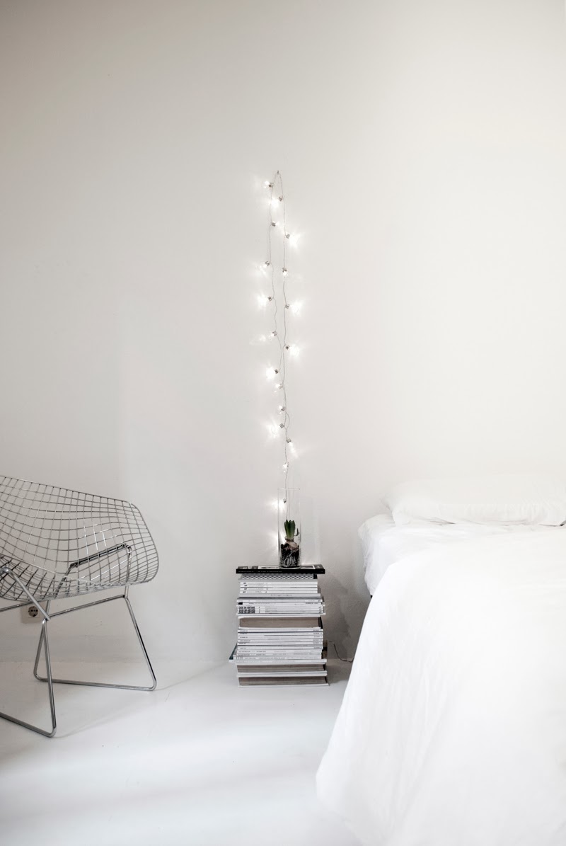 Decorating with White String Lights