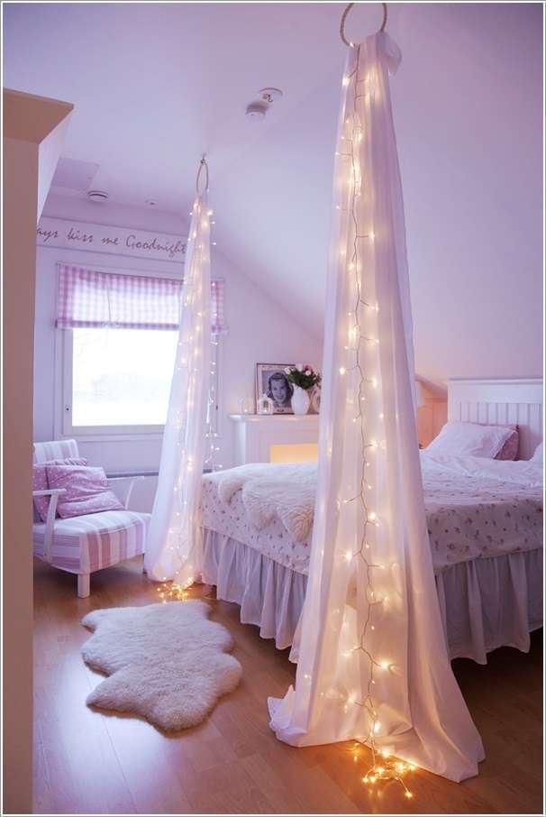 Girls Bedroom Fairy Lights