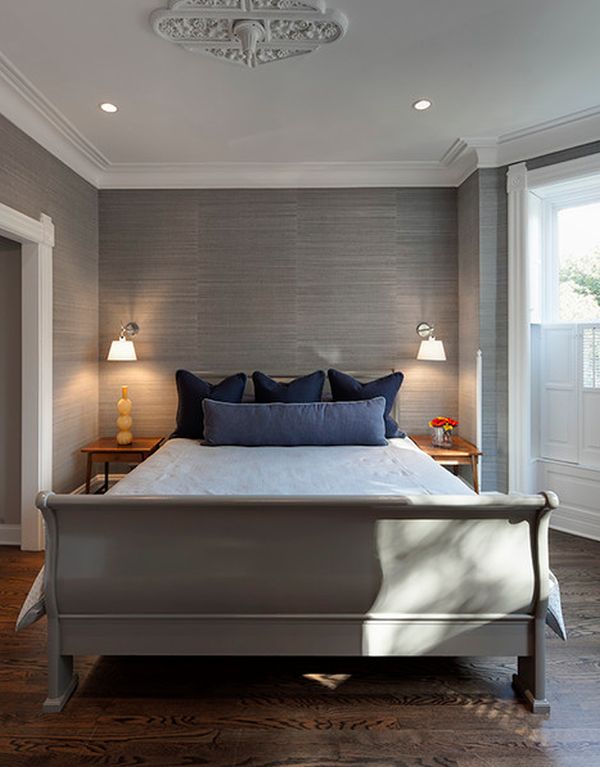 Modern Wallpaper Bedroom Ideas Grey 