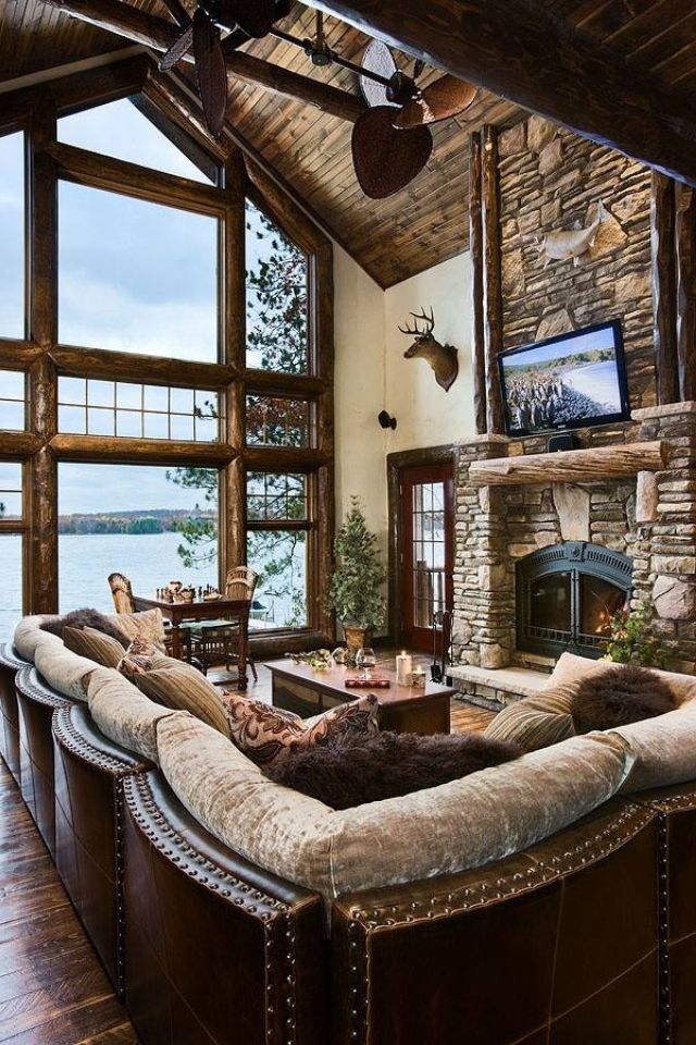 Lake House Living Room