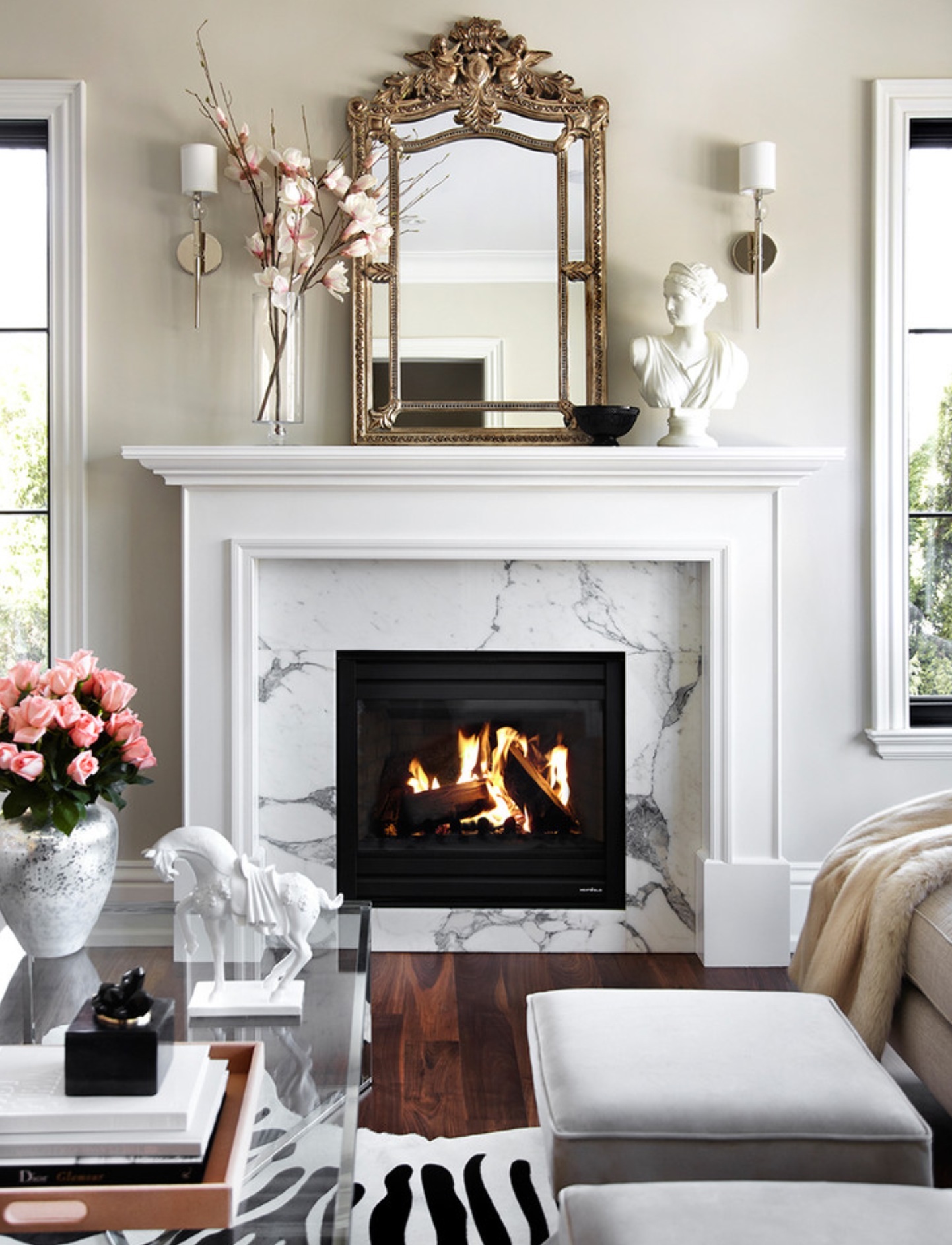 40 Awesome Living Room Designs With Fireplace - Decoration Love