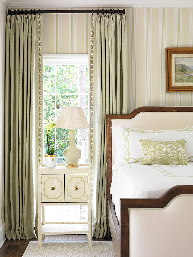 Narrow Window Treatments Classic Bedroom Design